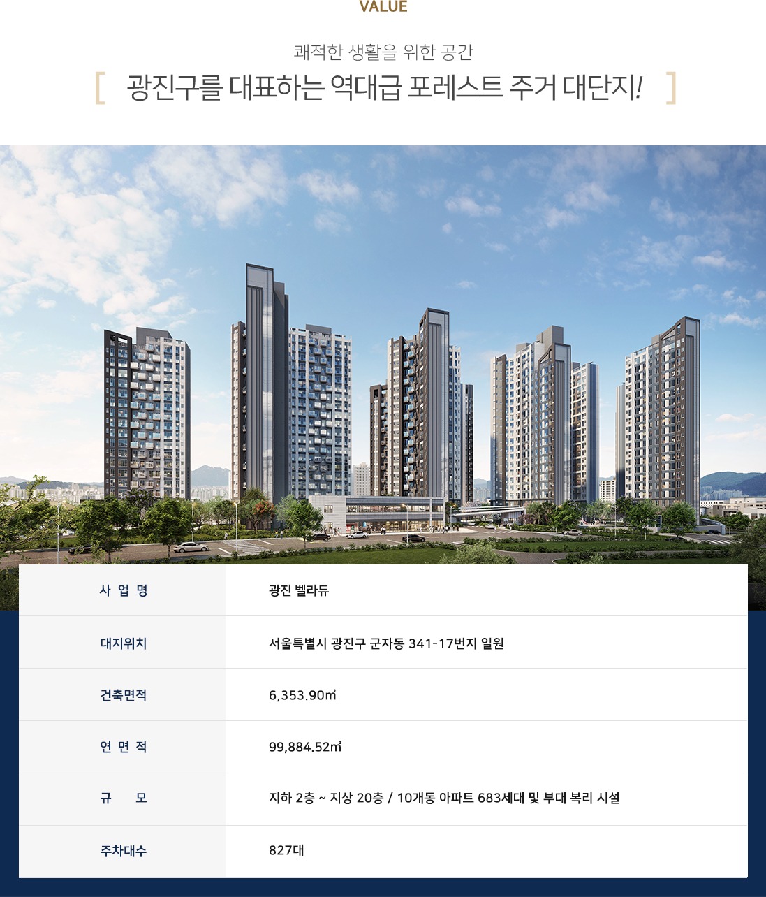 광진 벨라듀 사업개요 및 조감도